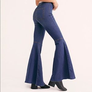 Free People Just Float On Flare Jeans